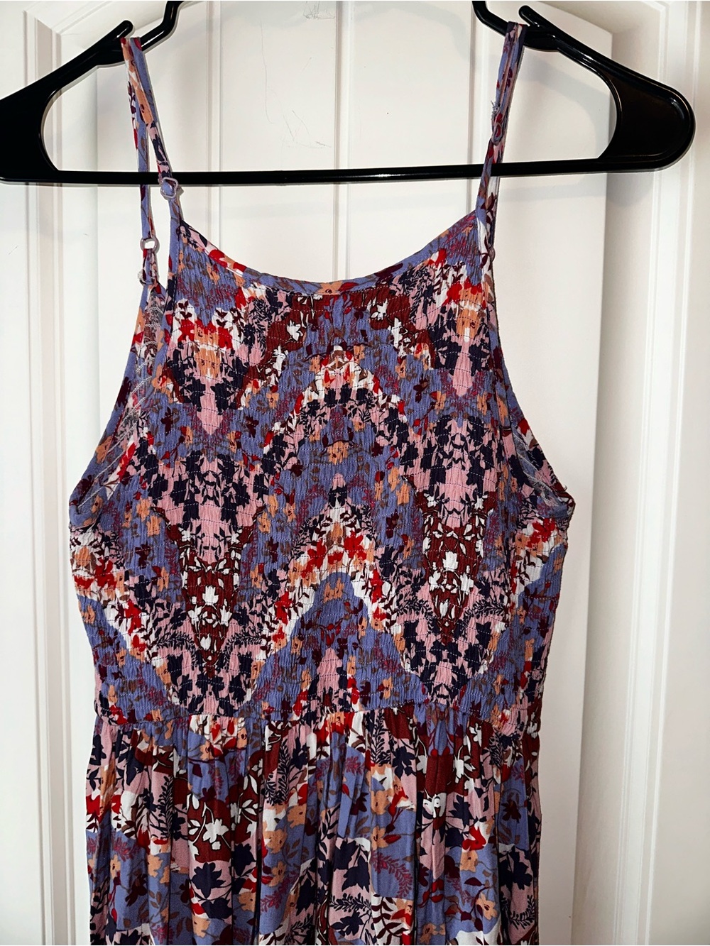 Abel the Label Anthropologie Charlotte Floral Purple Lavender Maxi Dress size M - Picture 4 of 8